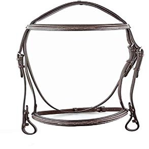 Grewal Equestrian Arnold IV Square Raised Hunter Bridle, English Horse Tack