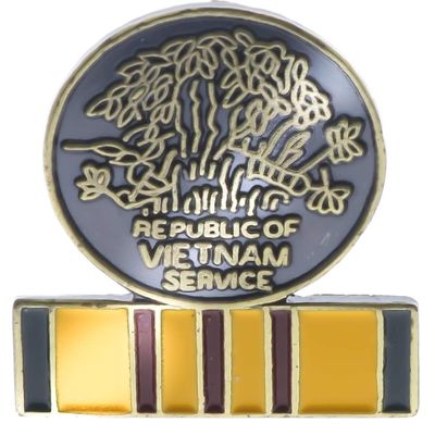 Vietnam Service Ribbon Hat or Lapel Pin HON15664 F6D28P
