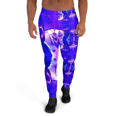 SLAY yoga Obstacles Rock Mercury Men's Joggers White