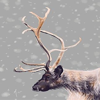 Magnet Elk Car Magnetic Vinyl Bumper Sticker 5'' x 4''