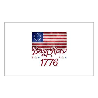 CNW Studio Betsy Ross Flag 1776 Decal Vinyl Bumper Sticker 5"