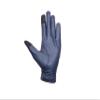 Isabella Ladies Synthetic Leather Equestrian Horse Riding Gloves, Black, Brown, Navy, White sz 5-9 (Navy, X-Small) view 2