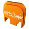 Rowe Tactical Rear Slide Cover Plate for Glock Gen 1-4 - Copper We The People Graphic - for Glock G17 G19 G21 G22 G23 G24 G26 G27 G29 G30 G31 G32 G33 G34 G35 G36 G37 G38 G39 G40 G41 G45 view 2