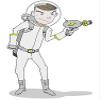 Magnet Captain IKE Lazer Beem Car Magnetic Vinyl Bumper Sticker 5'' x 4'' view 1