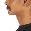 HPO Men's Horseshoe Mustache Set Brown Cosplay Facial Hair view 3