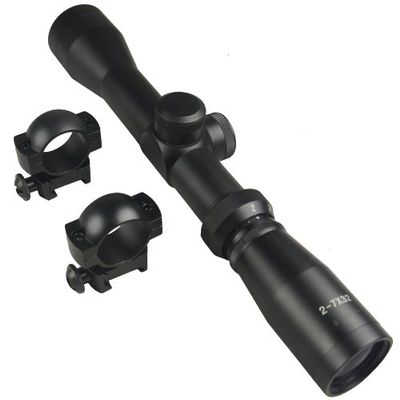TWP 2-7x32 Long Eye Relief Scope with Ring Mount