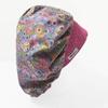 Bouffant Scrub Cap Paisley Flowers Scrub Hat OR Hats Womens Scrub Caps view 2