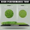CHAMPKEY Dual-Turf Golf Hitting Mat | Come with 9 Golf Tees & 1 Rubber Tee | Heavy Duty Rubber Backing Golf Practice Mat Ideal for Indoor & Outdoor Training13"x17", LITE Version view 2