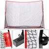 GOPLUS 10'7' Golf Practice Hitting Net, Personal Driving Range, Tetoron Knotless Net, Oxford Cloth Webbing, Metal Tubes, Fiberglass Poles, with Carrying Bag, for Indoor and Outdoor Golf Training view 2