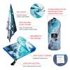 4Monster Microfiber Beach Towel Quick Dry,Super Absorbent Lightweight Travel Towel for Swimmers, Sand Free Camping Towel, Beach Towels for Pool,Swim,Water Sports,Yoga view 3
