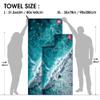 4Monster Microfiber Beach Towel Quick Dry,Super Absorbent Lightweight Travel Towel for Swimmers, Sand Free Camping Towel, Beach Towels for Pool,Swim,Water Sports,Yoga view 4