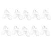 20 Pcs Tent Clip, Awning Clip Plastic Tarp Clamps Wind Rope Clamp Tent Pull Point Awning Hook Thumb Screw Tent Clip for Outdoor Camping Canopies Tents Camp Tent And Accessories Rain Awning Camping view 1