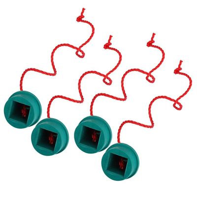 YWBL-WH 4PCS Green Rubber Billiard Chalk Holder Snooker Table Chalk Container Accessory