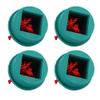 YWBL-WH 4PCS Green Rubber Billiard Chalk Holder Snooker Table Chalk Container Accessory view 4