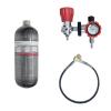 TUXING 4500Psi Carbon Fiber Cylinder Filling Station with Valve Pressure Gauge, couplings valves for Paintball Tank Gas Transfer Or Tank Refilling Big to Small,M18*1.5 view 3