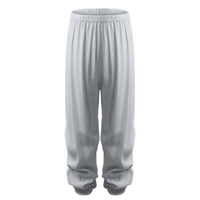 dPois Unisex Kids Boys Girls Soft Modal Spandex Loose Pants Yoga Pilates Active Workout Sports Dancing Leggings Trousers Grey 4-5 Years