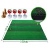 Golf Grass Practice Mat,100cm x 100cm Backyard Outdoor Indoor Golf Putting Mat (Size : 100 * 100cm) view 2
