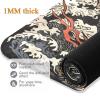 Qilmy Chinese East Asian Dragon Yoga Mat, Non Slip Exercise Mat Made from Premium Material Non-Toxic High Performance Grip, Coming with Yoga Storage Bag (71" x 26" x 1mm) view 4