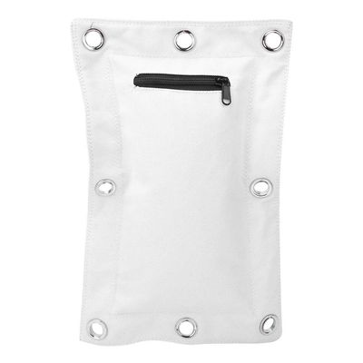 Wing Chun Wall Punch Sand Bag, Canvas Boxing Training Target, 15.7 x 10.2 inches, Light Beige, Small