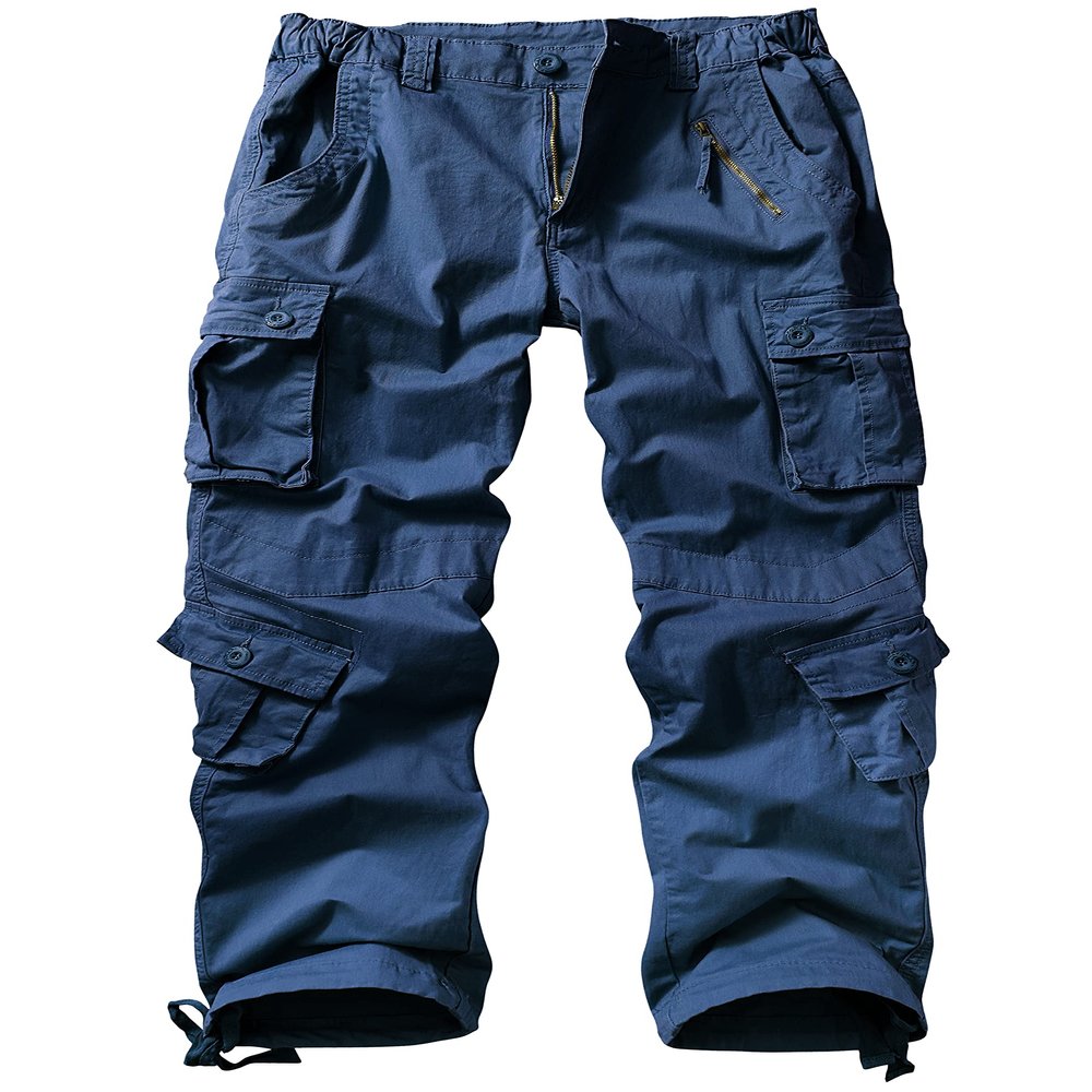 AKARMY Womens Cargo Pants with Pockets Outdoor Casual Ripstop Camo Military Combat Construction Work Pants Royal Blue
