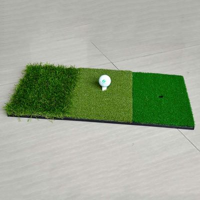 SPDZ Three-Color Long and Short Grass Mini Golf Pad Hitting Grass Mat Training Aids for Residential Backyard/Indoor Practice Turf Anti-Slip Rubber Sole 30 * 60cm