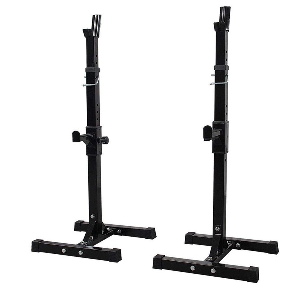 Weight Racks Squat Rack Bench Press Multifunctional Shelf Adjustable Bracket Home Indoor Gym Strength Training Stand Men's Fitness Barbell Rack Only Sell Shelves Squat Rack