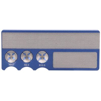 FTVOGUE Multifunction Snooker Grinding Repair Tool Billiard Pool Stick Cue Tip Radian Shaper(Blue)