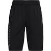 Under Armour boys Prototype 2.0 Wordmark Shorts , Black (002)/Pitch Gray , Youth X-Small view 1