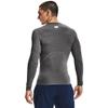 Under Armour Men's Armour HeatGear Compression Long-Sleeve T-Shirt , Carbon Heather (090)/Black, Small view 2