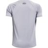 Under Armour boys Tech Split Logo Hybrid Short-Sleeve T-Shirt , Mod Gray (011)/Black , Youth Medium view 3
