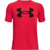 Under Armour Boys Tech Big Logo Short Sleeve T-Shirt , Red (600)/Black , Small view 1