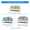 CORE Outdoor Tent Footprints | Perfect Tarp Camping Accessories for Easy Camp Setup (9 Person Instant Cabin Tents) view 2