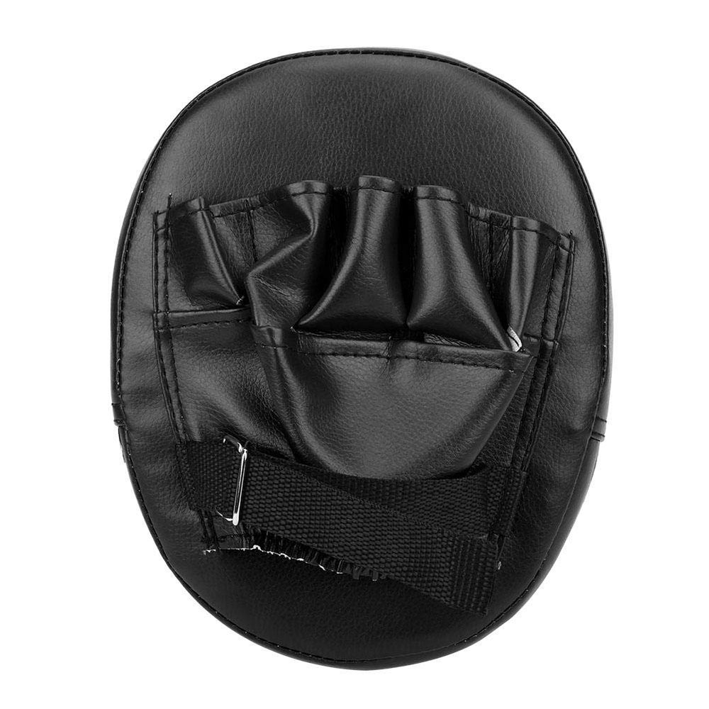 Boxing Mitts Punching Mitts Training Hand Pads for Kicking Taekwondo Boxing Target Glove Sports Equipment Adult Teenager (Black)
