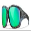 Wiley X WX Gravity Captivate Polarized Sunglasses, ANSI Z87 Safety Glasses for Men and Women, UV Eye Protection for Fishing and Biking Kryptek Neptune Frames, Green Mirror Tinted Lenses view 1