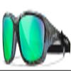 Wiley X WX Gravity Captivate Polarized Sunglasses, ANSI Z87 Safety Glasses for Men and Women, UV Eye Protection for Fishing and Biking Kryptek Neptune Frames, Green Mirror Tinted Lenses view 4