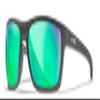 Wiley X Kingpin Captivate Polarized Sunglasses, Safety Glasses for Men and Women, UV Eye Protection for Shooting, Fishing, Biking, and Extreme Sports, Matte Graphite Frames, Green Mirror Lenses view 1