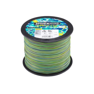 SpiderWire Superline Ultracast Braid, Aqua Camo, 80lb | 36.2kg, 2188yd | 2000m Fishing Line