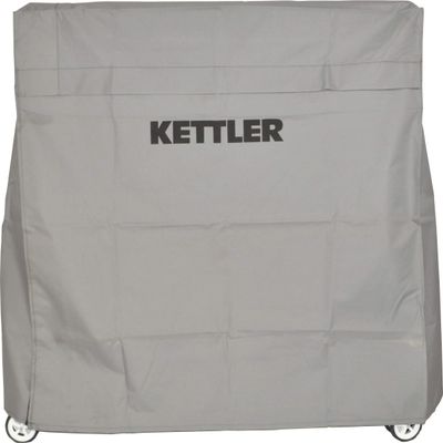 KETTLER Heavy-Duty Select Weatherproof Indoor/Outdoor Table Tennis Table Cover, Grey (7033-100)