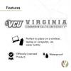 Desert Cactus Virginia Commonwealth University Sticker VCU Rams Name Logo Vinyl Decal Laptop Water Bottle Car Scrapbook (8 Inch Sticker) view 4