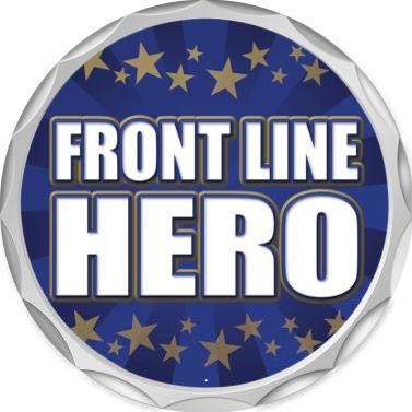Hero 2.2" Hero Nurse Award Pin, 100 Pack Prime