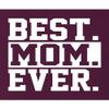 Go All Out Medium Maroon Adult Best Mom Ever #1 Mom World's Best Mom Mother's Day Sweatshirt Crewneck view 2