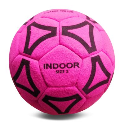 Indoor Felt Soccer Ball - Neon Pink by Uber Soccer