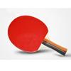 BESPORTBLE 1set Wooden Table Tennis Rackets Balls Double Pimples Design for Teen Players Black Red Long Horizontal Grip for Play view 2