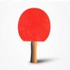BESPORTBLE 1set Wooden Table Tennis Rackets Balls Double Pimples Design for Teen Players Black Red Long Horizontal Grip for Play view 4