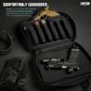 Savior Equipment Specialist Series Tactical Double Scoped Handgun Firearm Case Pistol Bag For Outdoor Hunting Shooting Range, Lockable Compartment (Obsidian Black, 13" x 9" Double Pistol Case) view 3