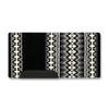 Mayatex Kiva 40x34 New Zealand Wool Saddle Blanket Black/White 40in x 34in view 1