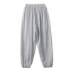 ACSUSS Kids Girls Modal Soft Yoga Sports Dance Harem Pants Elastic Waist Loose Baggy Pants Dancing Clothes Grey 5-6 view 3