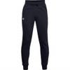 Under Armour Boys' Rival Cotton Pants, Black (001)/Onyx White, Youth X-Small view 1