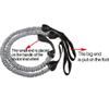 NA Abdominal Elastic Rope/Abdominal Wheel Auxiliary Pull Rope, Band Auxiliary Gym Equipment, Ab Wheel Roller Exercise Stretch Rope Accessories,Grey view 2