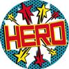 Crown Awards Hero with Stars 2.2" Hero Award Pin, 20 Pack Prime view 2